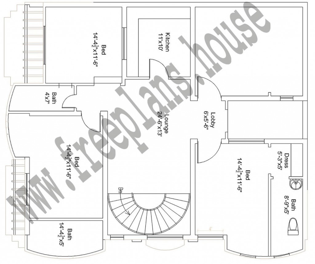 37x44-First Floor Plan