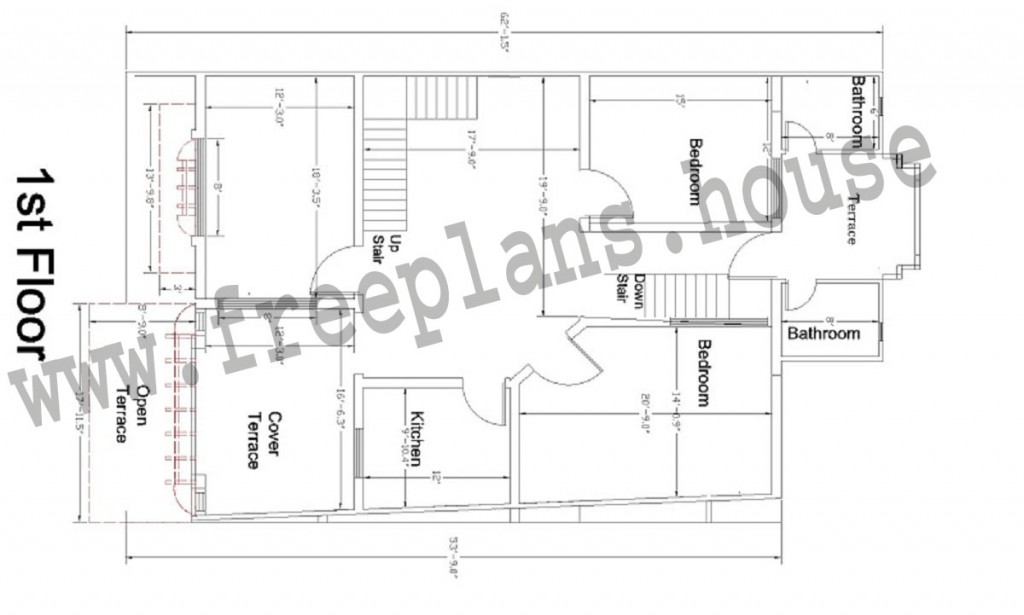 35×55 Feet /178 Square Meters House Plan Free House Plans