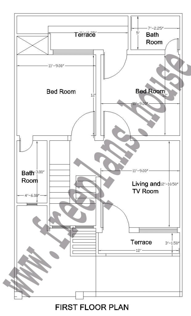 25×42 Feet /97 Square Meter House Plan Free House Plans
